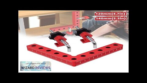 1 Set 90 Degree Positioning Squares Right Angle Clamps Aluminum Alloy Review