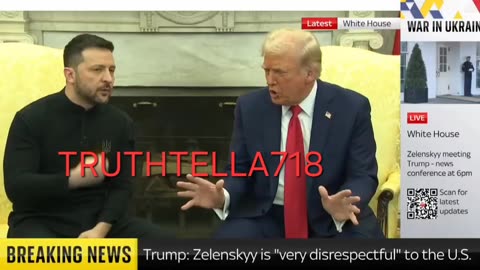 DONALD TRUMP & PRESIDENT ZELENSKY GET INTO HEATED EXCHANGE IN OVAL OFFICE TODAY