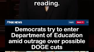 Maxine Waters, House Dems Clash with Security While Trying to Barge Into Education Dept