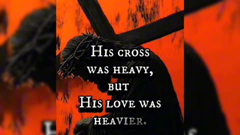 Heavy Cross, Heavier Love: Jesus Carried It All for Us ✝️🔥 (Christian Catholic Post)