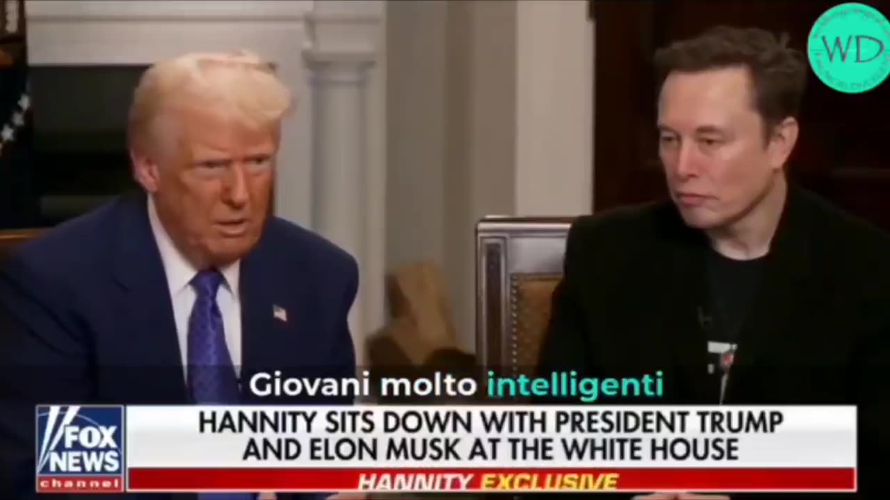 Ecco l'intervista completa a Trump e Elon Musk con Sean Hannity. SUB. ITALIANO