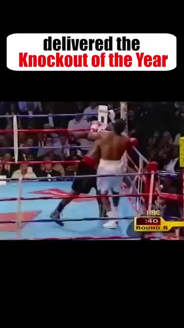 Cocky fighter getting taught a lesson