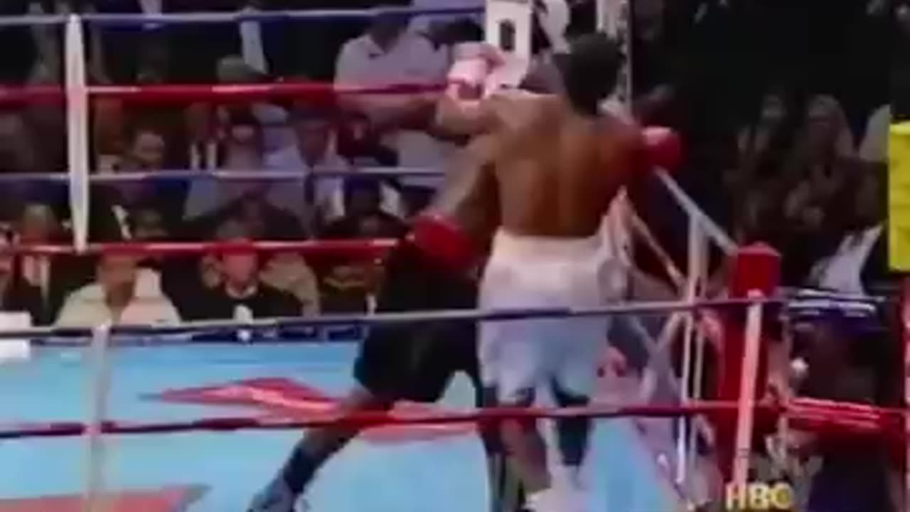 Cocky fighter getting taught a lesson