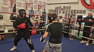 Joey sparring Jimmy 3. 2/11/25