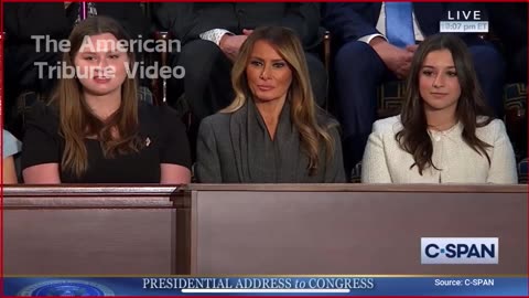 Watch: Melania Gets Amazing Standing Ovation As Trump Recognizes Her Work Protecting Kids