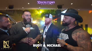 Interview at BKFC DAZN Hollywood with Rudy & Michael Bare Knuckle