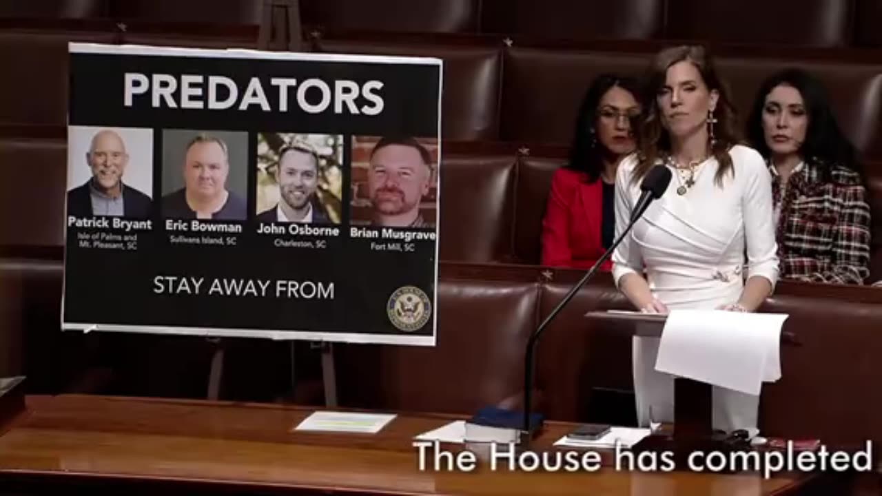 Congresswoman Nancy Mace's explosive floor speech to expose rapists