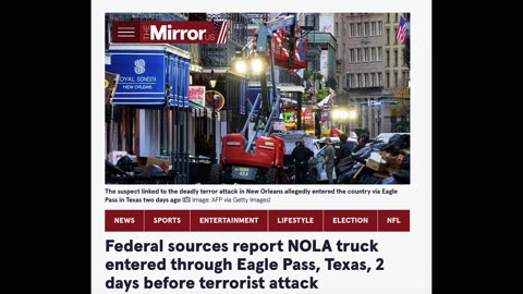 THE NEW YEAR STARTS WITH A F⚠️LSE FL⚠️G BANG 🏁! TRUCK WITH ISIS FLAG RUNS OVER CROWD IN NEW ORLEANS