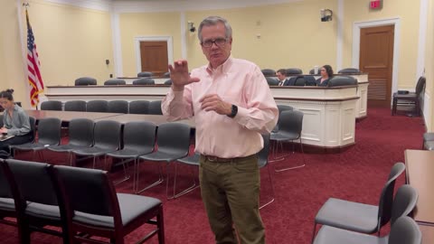 In an overflow room in the Rayburn building - 3/5/25