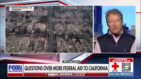 Rand Paul remarks about the federal govt’s disaster relief aid to CA