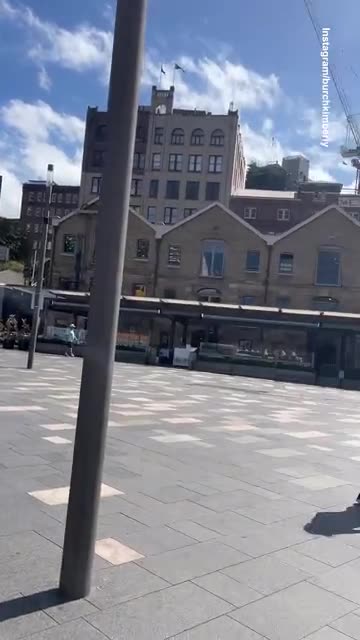 Kimberly Burch and Taime Downe in Sydney 2 years before her fall