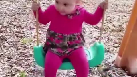 Cute and Funny Baby Swing