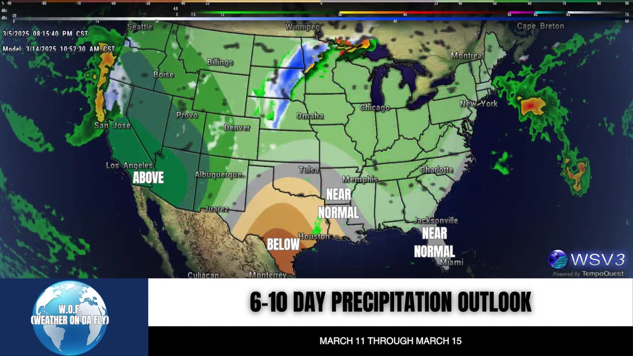 🌧️ SW U.S. Rain Surge Ahead: 6-10 Day Outlook! #shorts #weatherupdate