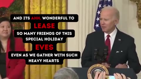 BIDEN NEW YEAR'S EVE MESSAGE!