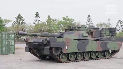 Taiwan received the first shipment of 38 U.S. M1A2T Abrams tanks.