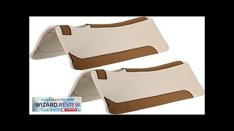 Paterr 2 Packs 30 x 30'' Western Saddle Pads Horse Felt Contour Review