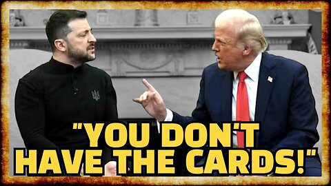 Trump DISMANTLES Zelensky in HEATED Oval Office Presser