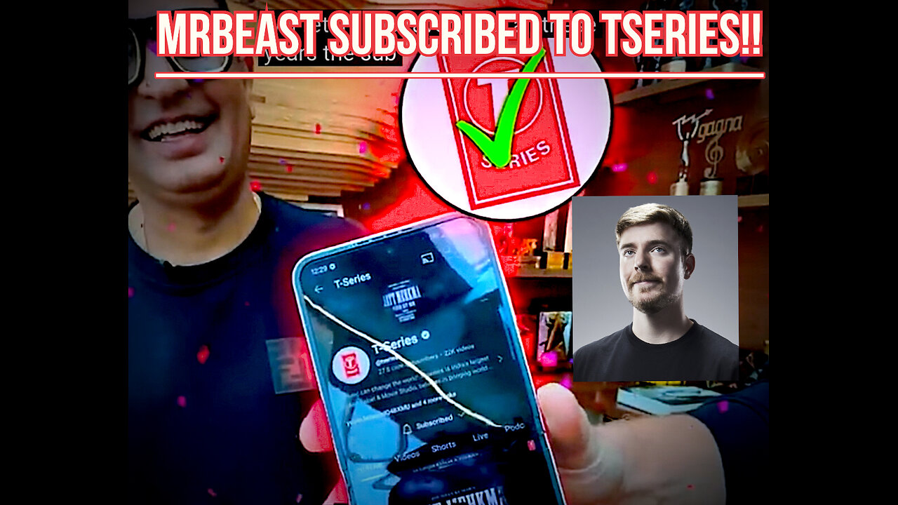 BREAKING NEWS!🚨🚨‼ MrBeast Subscribed To T Series!