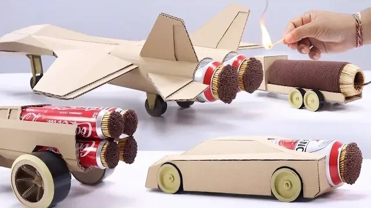 Top 4 Matchstick-Powered Cardboard Jet Experiments to Ignite Your Creativity"