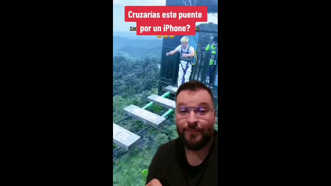 Cruzarían Este puente para ganar un iPhone nuevo ?