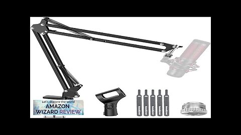 InnoGear Boom Arm Microphone Mic Stand for Blue Yeti HyperX QuadCast SoloCast Review