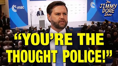 JD Vance SHREDS Europe To Their Faces For Criminalizing Thoughts