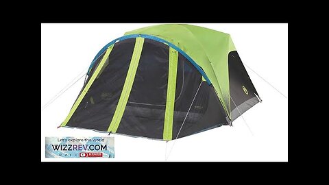 Coleman Camping Tent with Screen Room 4 Person Carlsbad Dark Room Dome Review