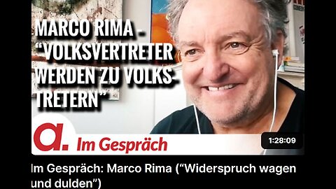 Apolut 🚨☝️👉 Im Gespräch Marco Rima (“Widerspruch wagen und dulden”)