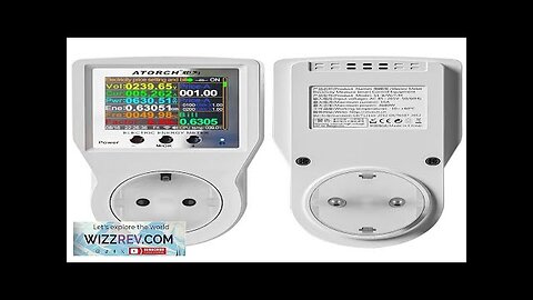 ATORCH S1BWP WiFi Smart Metering Socket AC85-265V 16A Power Monitor Tuya App Review