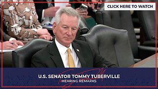 Senator Tuberville Questions VA Officials During SVAC Hearing