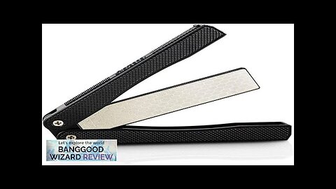 Double Sided Folded Pocket Sharpener Diamond Knife Sharpening Stone Kitchen Tool Review