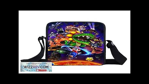 Super Mario Skyship Bowser Monster Vibrant Cross Body Bag Review