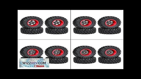 4PCS Upgraded Tires Carbon Fiber Wheel Rims for FMS SCX24 TRX4M 1/18 Review