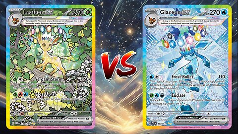 Pokemon TCG Live Leafeon EX Jolteon EX VS Glaceon EX Iron Valiant EX!!