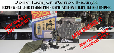 Review of G.I. Joe Classified 60th anniversary Action Pilot HALO Jumper