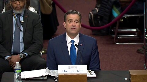 CIA Director Nominee John Ratcliffe: "In 2020, when a chairman of an intelligence committee