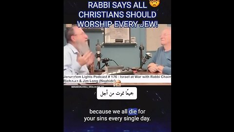 Huh!? We should worship the Jews? That's crazy!