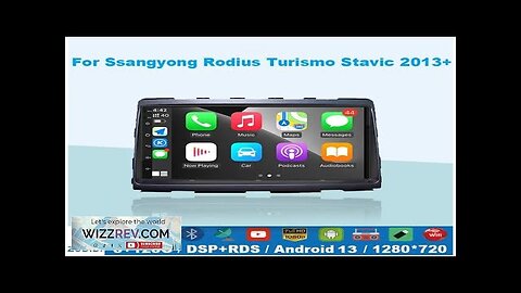 7 inch Android 13 For Ssangyong Rodius Turismo Stavic 2013+ 2din Car Review