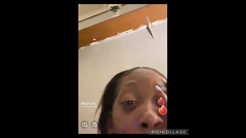 21 BB GETS SLAPPED BY HER BOYFRIEND! BIGO LIVE