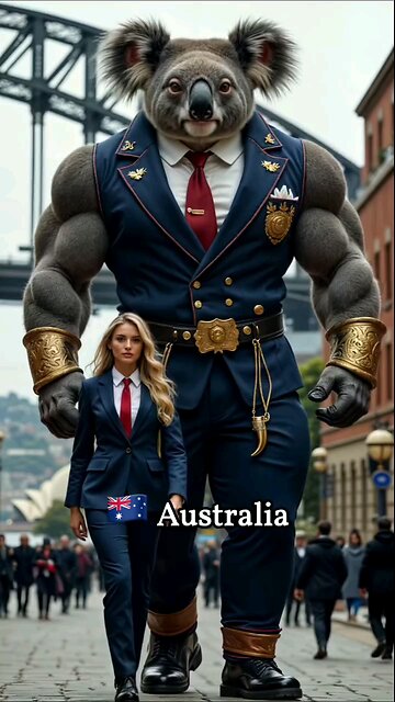 National animals of each country, according to AI 2