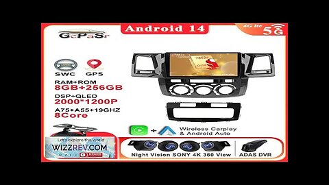 Android Car Dvd 14 For Toyota Fortuner Hilux 2007 2008 2012 2014 Review