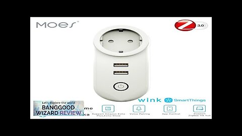 EU Smart Wifi Socket Zigbe 3.0 2 USB Port 100-240V Voice Control Review