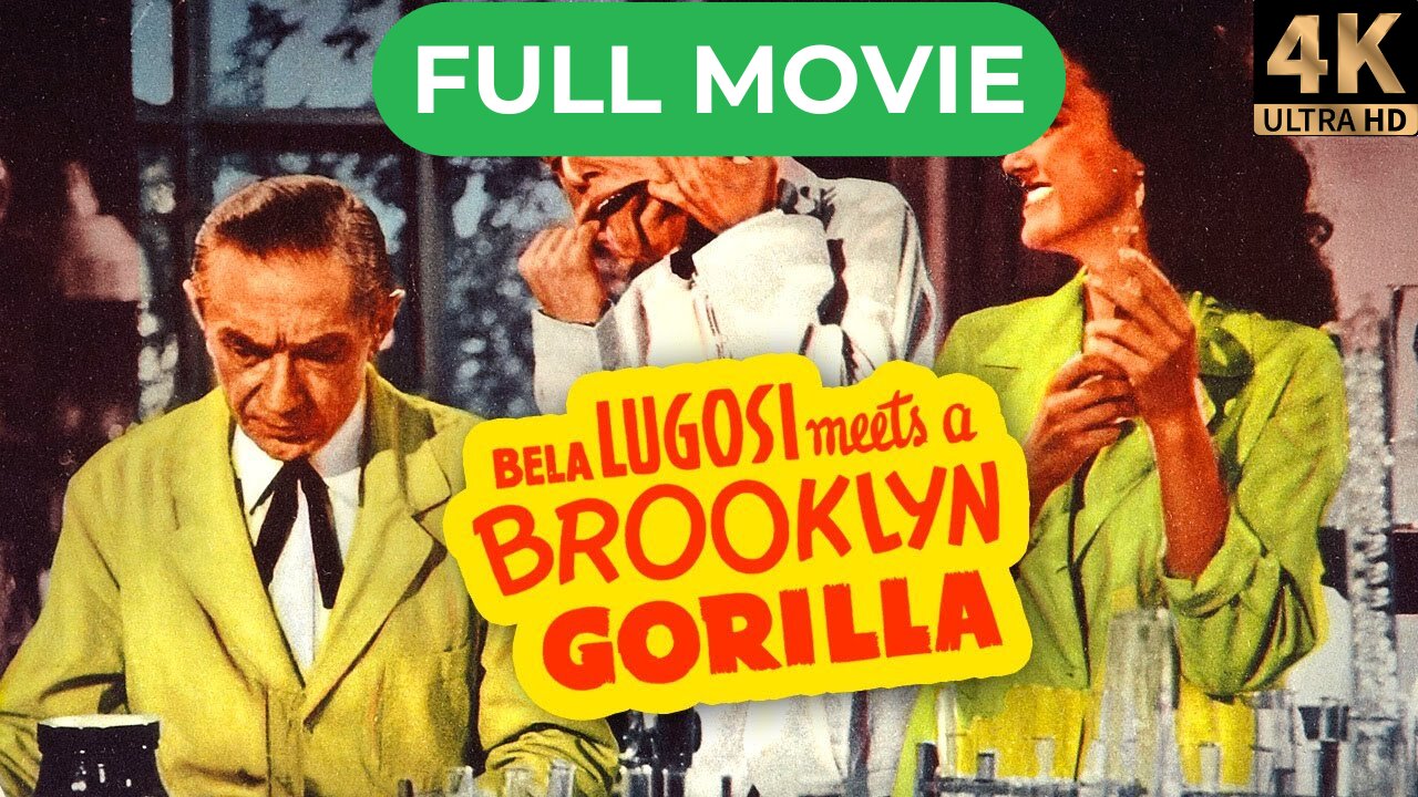 Bela Lugosi Meets a Brooklyn Gorilla (1952) | Full Movie | Comedy | Horror | Sci-Fi | 4K HD