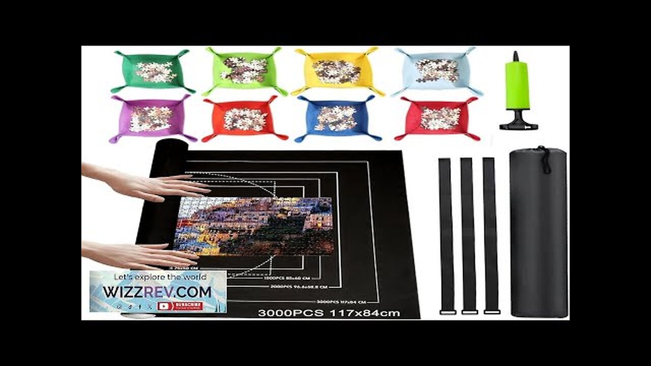 Napzy Puzzle Mat Up to 3000pcs Puzzle Matt Rollup for Jigsaw Puzzles Review