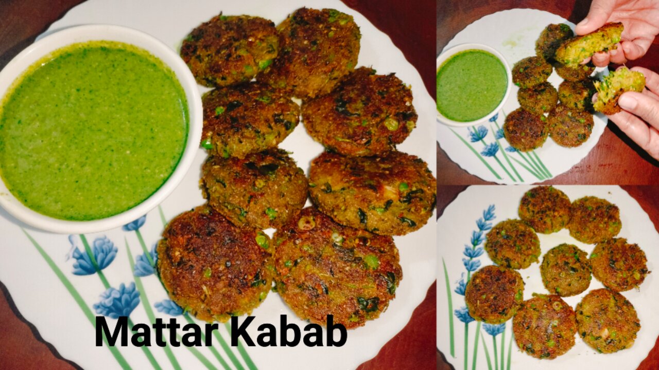 हरे मटर के कबाब | Green Matar Kabab | Matar Tikki | Matar Cutlet बनाने का आसान तरीका ...