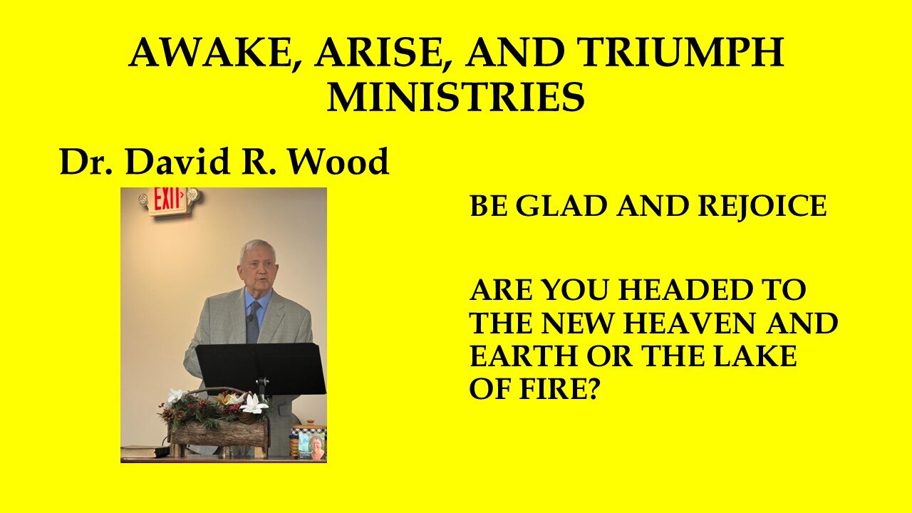 BE GLAD AND REJOICE