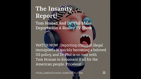 Tom Homan And Dr. Phil Make Deportation A Reality TV Show 😝