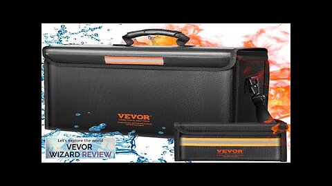 VEVOR Fireproof Document Box Fireproof Document Bag 2000℉ 3-layer Folding Fireproof Review