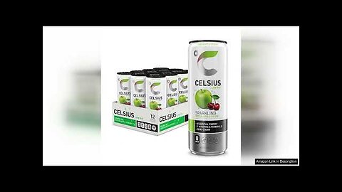 CELSIUS Sparkling Green Apple Cherry, Functional Essential Energy Drink, 12 Fl Oz Review