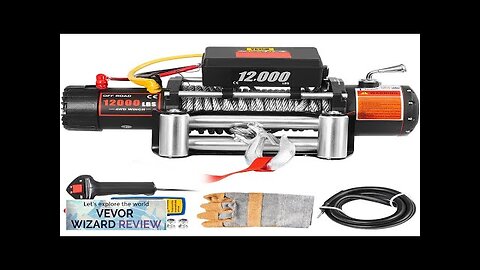 VEVOR Truck Winch 12000lbs Electric Winch 85ft/26m Steel Cable 12V Power Winch Review